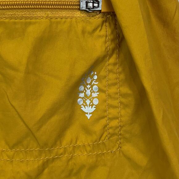 FREE PEOPLE Movement S The Way Home Shorts Smocked Waist Mustard Yellow Gold - Picture 6 of 10